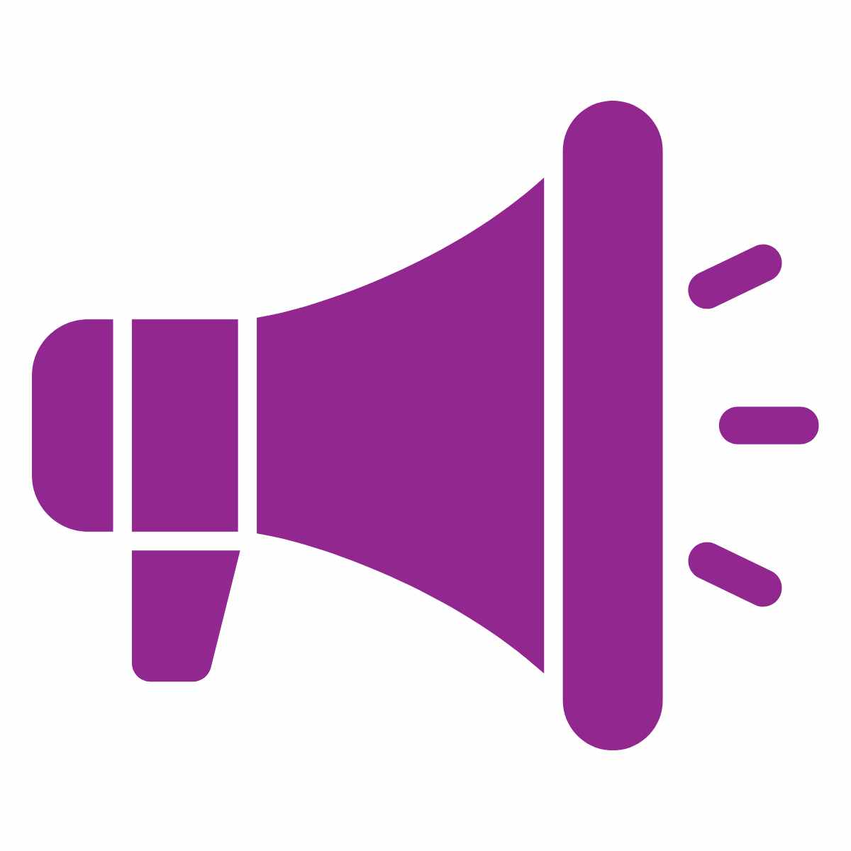 Purple Megaphone 